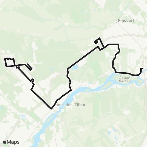 exo Terrebonne-Mascouche Terrebonne - Secteur Ouest map