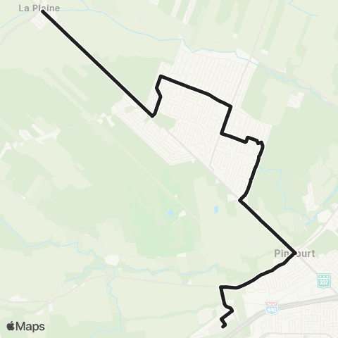 exo Terrebonne-Mascouche Taxibus - Cégep de Terrebonne (s/ Réservation) map