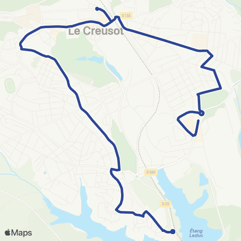MonRéZO Le Creusot - Torcy map