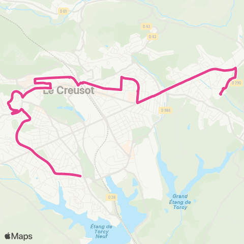 MonRéZO Le Creusot - Le Breuil map