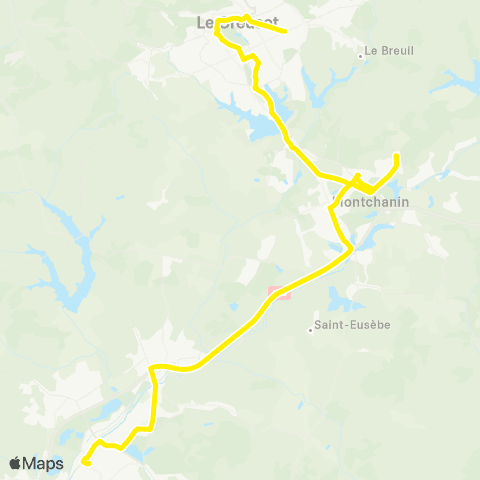 MonRéZO Montceau-les-Mines - Gare TGV - Le Creusot map