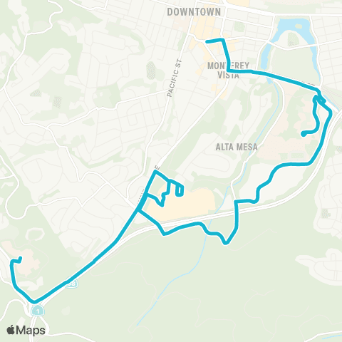 Monterey-Salinas Transit Monterey - CHOMP map