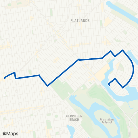 MTA Brooklyn Mill Basin - Midwood map