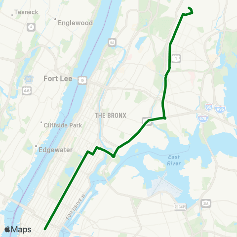 MTA Express Wakefield - Midtown map