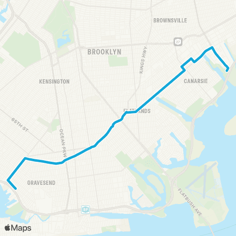 MTA Brooklyn Coney Island - Spring Creek Towers map