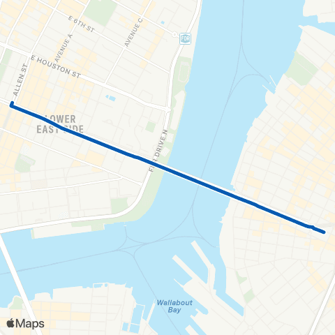 MTA Brooklyn Williamsburg Bridge Plaza - Lower E Side map