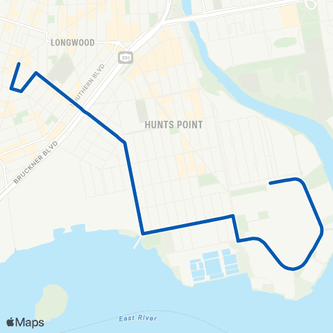 MTA Bronx Prospect Av - Westchester Av / Hp Mark map