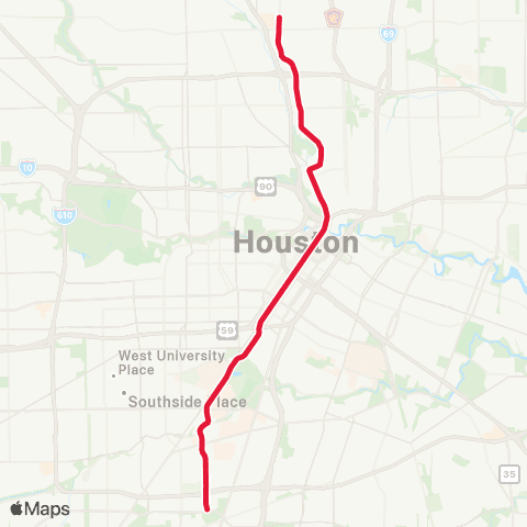 METRO Metrorail Red Line map