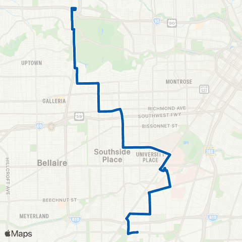 METRO Buffalo Speedway map