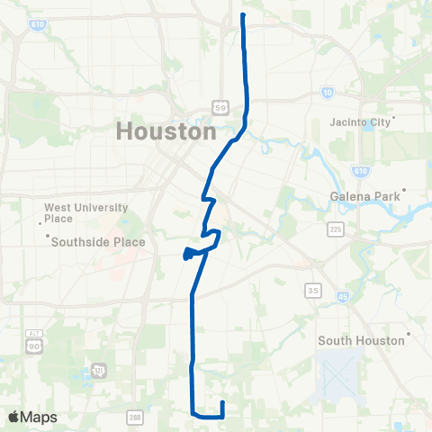 METRO Cullen / Hirsch map