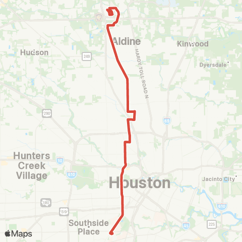 METRO Airline / Montrose map
