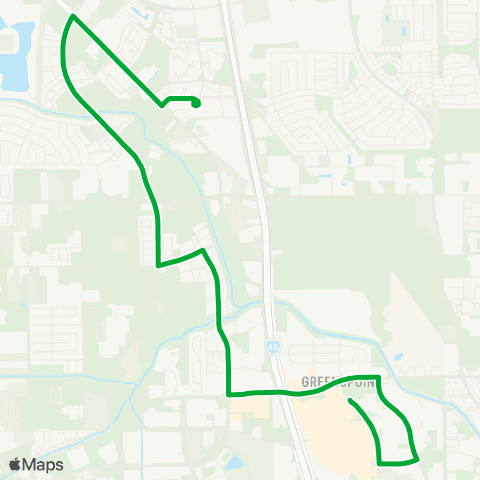 METRO Kuykendahl Shuttle map