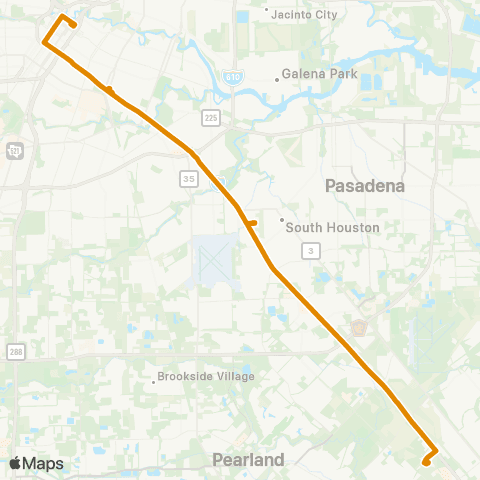 Park & Ride Monroe / El Dorado P&R map