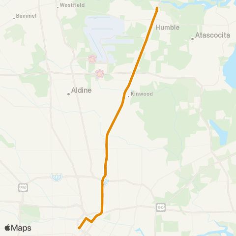 Park & Ride Townsen P&R map