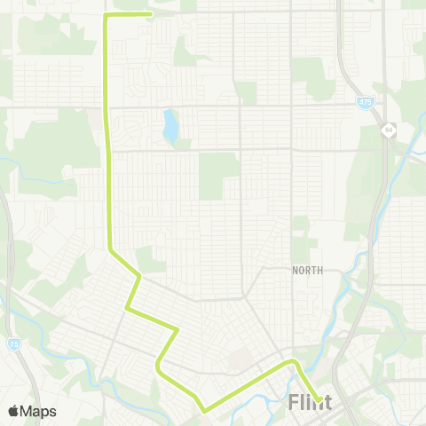 MTA Flint Civic Park map