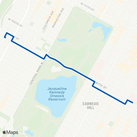 MTA Manhattan East Side - West Side map