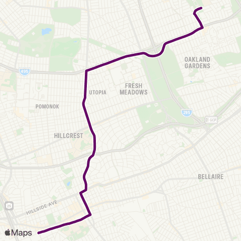MTA Queens Jamaica - Qcc map