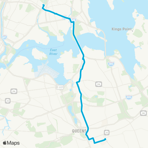 MTA Queens Bronx Zoo - Jamaica map