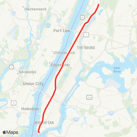 NYC Subway Broadway - 7 Avenue Local map