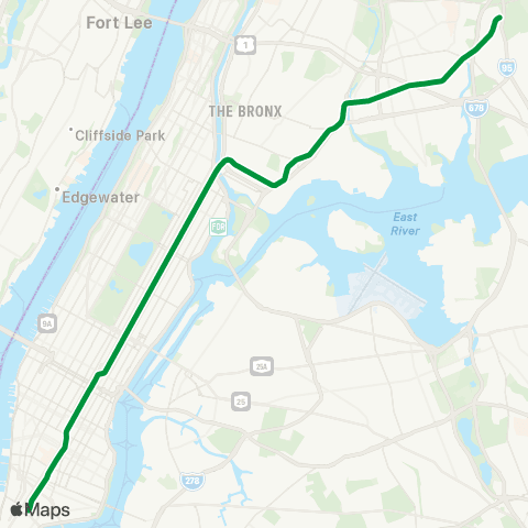 NYC Subway Lexington Avenue Local map