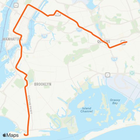 NYC Subway Queens Blvd Express / 6 Av Local map