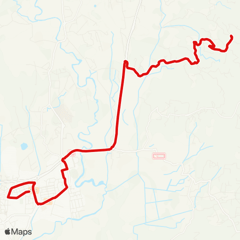 Martinique Transport - Zone Centre Duchesne Petit Manoir map