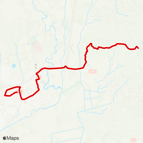 Martinique Transport - Zone Centre Fonds Nicolas Petit Manoir map