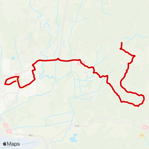 Martinique Transport - Zone Centre Morne Pavillon Belair Petit Manoir map