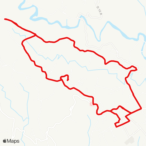 Martinique Transport - Zone Centre Morne des Olives Durand Saint Joseph map