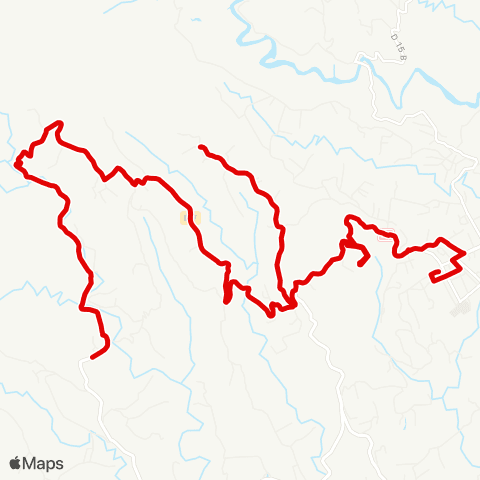 Martinique Transport - Zone Centre Rivier l'Or Bois du Parc St Joseph map