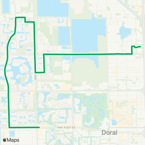 Doral Trolley City of Doral Trolley (Rt. 3) map