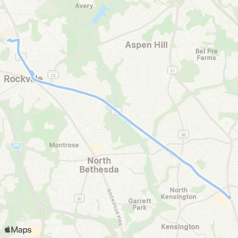 Ride On Wheaton-Mont.College map