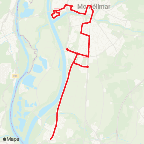 Montélibus Pracomtal - Portes de Provence / Châteauneuf map