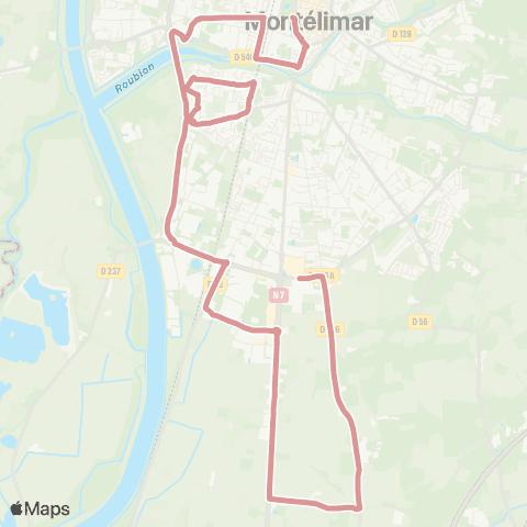 Montélibus De Gaulle - le Roure map