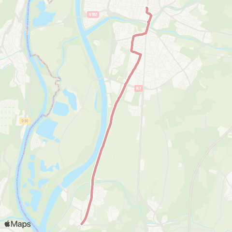 Montélibus De Gaulle - Châteauneuf map