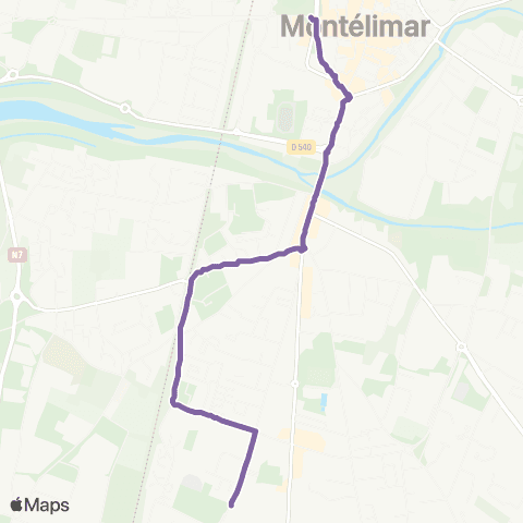 Montélibus Monod / EREA - de Gaulle map