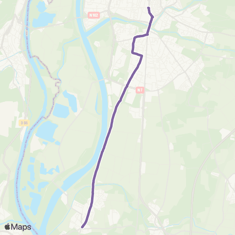 Montélibus Monod - Châteauneuf map