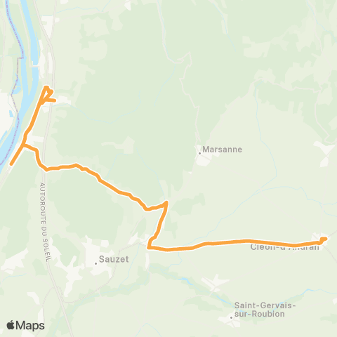 Montélibus Cleon Collège - la Coucourde map