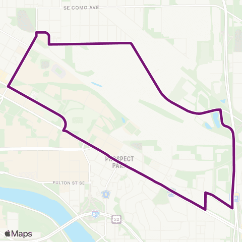 Metro Transit Westgate Sta-Elm St-Kasota Av-SE Mpls Indust map