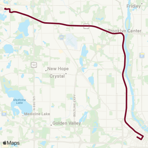 Maple Grove Dtw East map