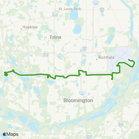 SouthWest Transit Airport map