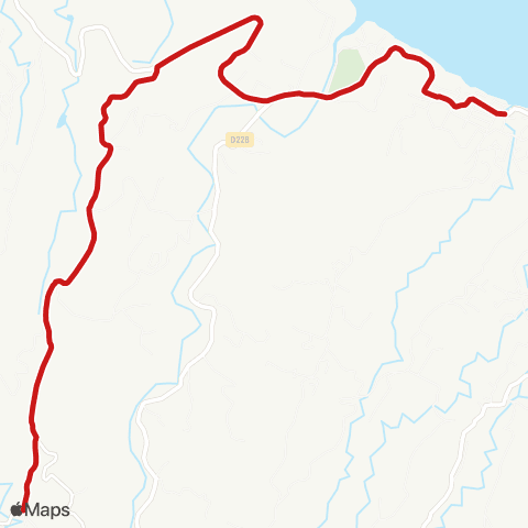 Martinique Transport - Zone Nord Morne Savon Macédoine map