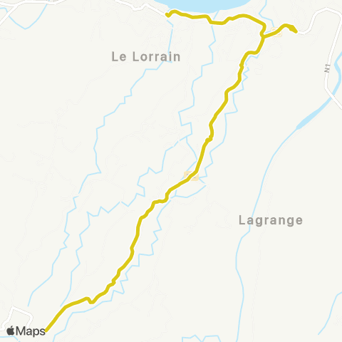 Martinique Transport - Zone Nord Hôpital Morne Bois Seguineau map