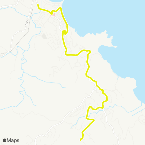 Martinique Transport - Zone Nord Sainte Marie - Impasse Man Bebe map
