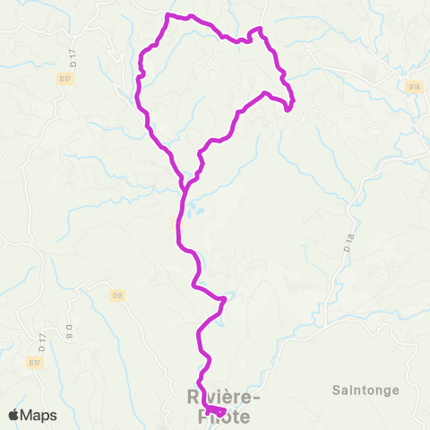 Martinique Transport - Zone Sud 10 map