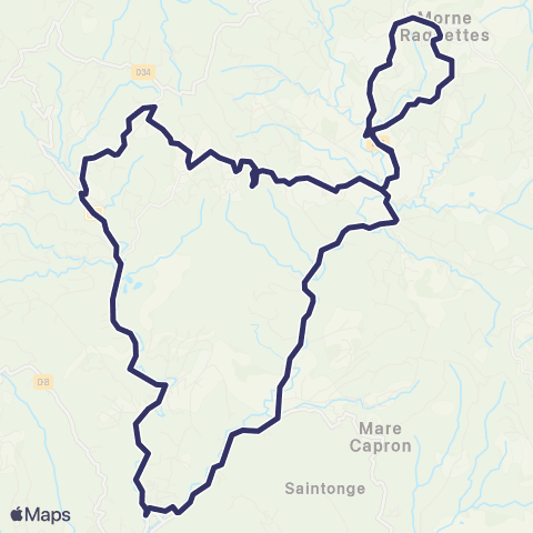 Martinique Transport - Zone Sud 11 map