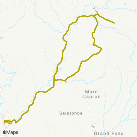 Martinique Transport - Zone Sud 13 map