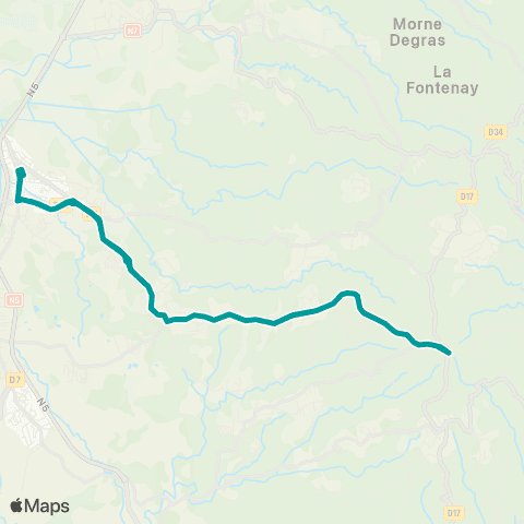 Martinique Transport - Zone Sud 17 map