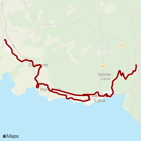Martinique Transport - Zone Sud 20 map