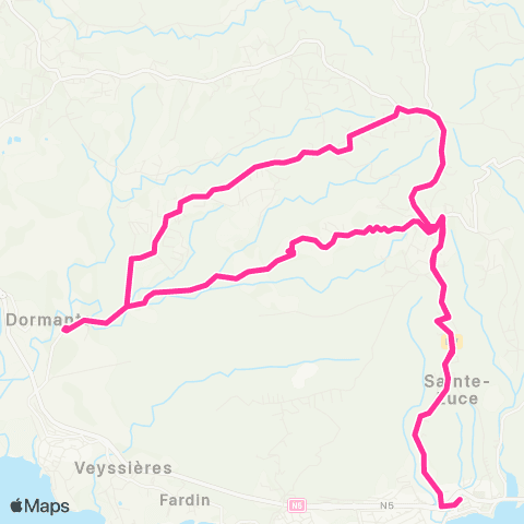 Martinique Transport - Zone Sud 21 map